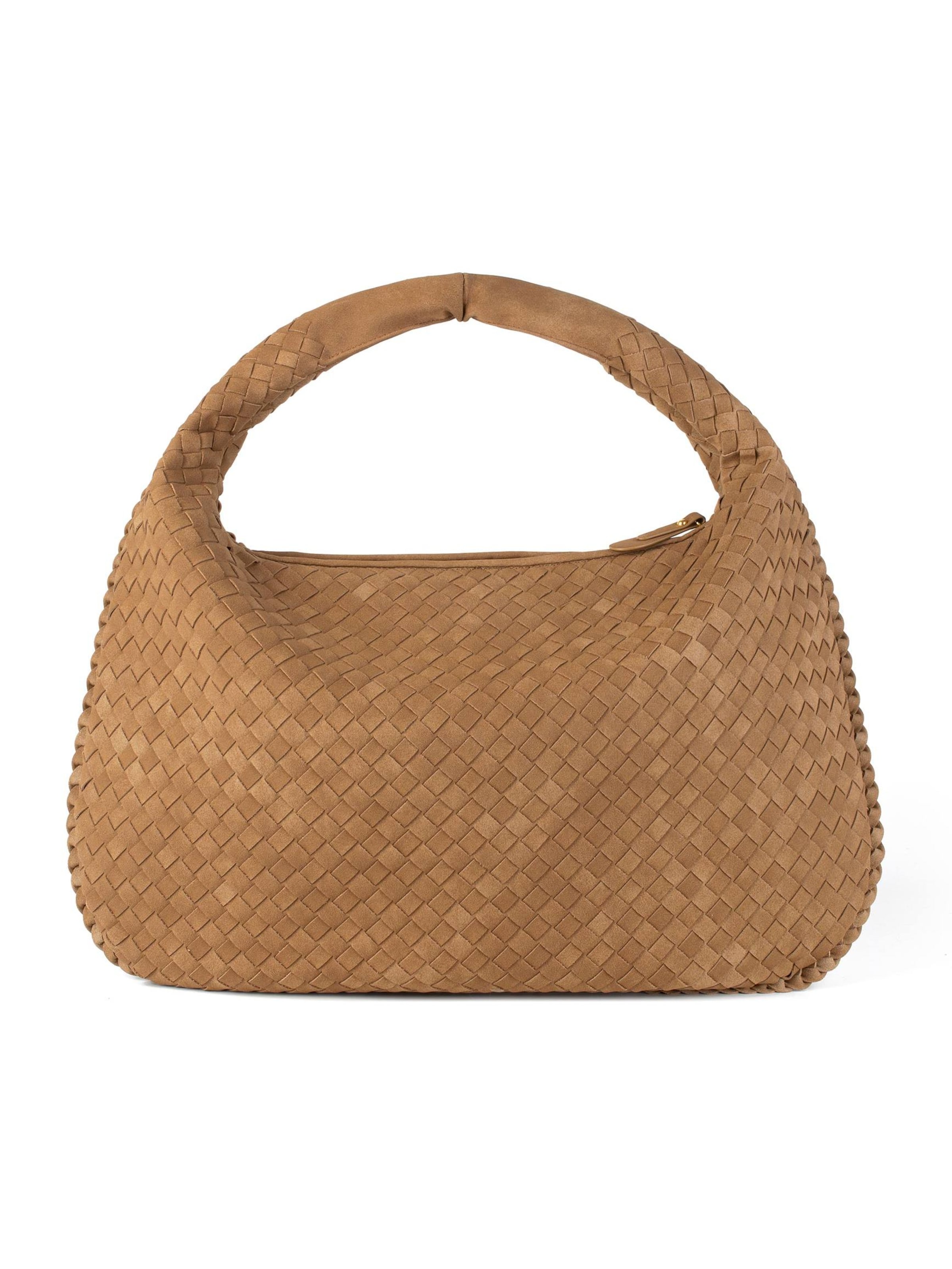 L37 HANDMADE SHOES Handbag in Brown: front