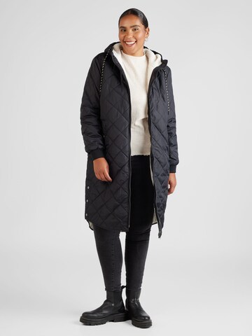 ONLY Carmakoma Between-seasons coat 'New Sandy' in Black