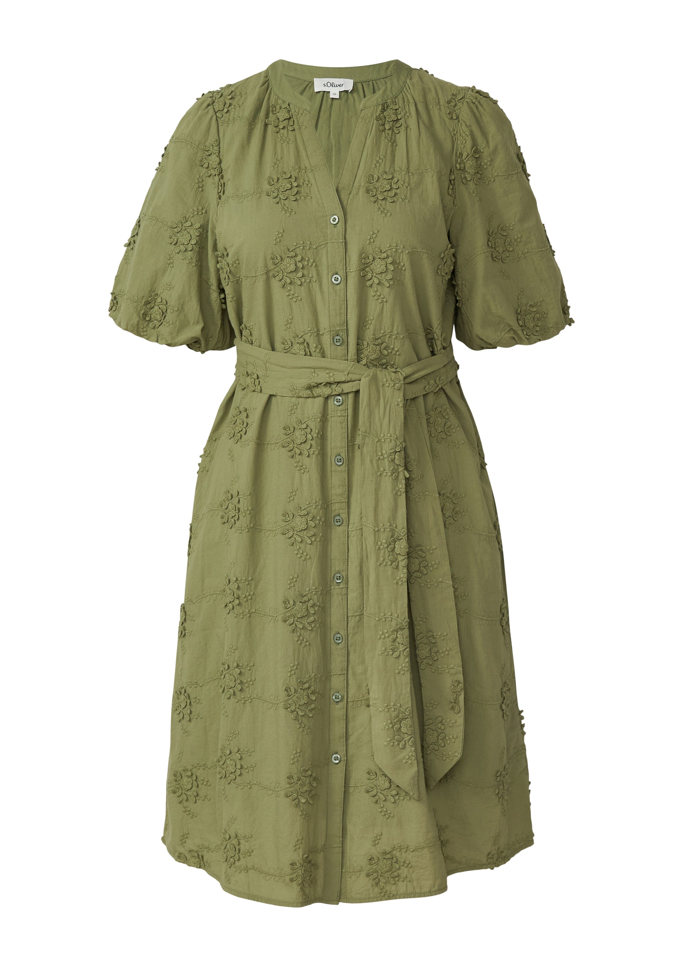 s.Oliver Jurk in Groen: voorkant