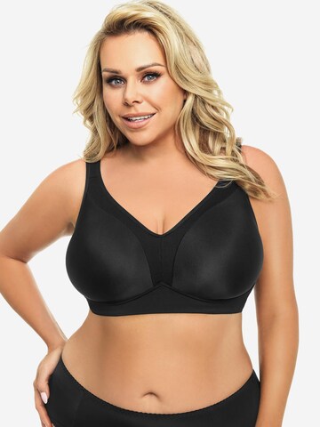 Gorsenia T-Shirt BH 'K422 Anya'‌‌‌‌ in Schwarz