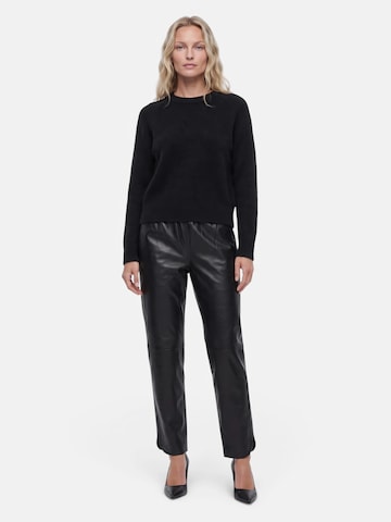 MOS MOSH Regular Trousers 'MMZabel' in Black: front