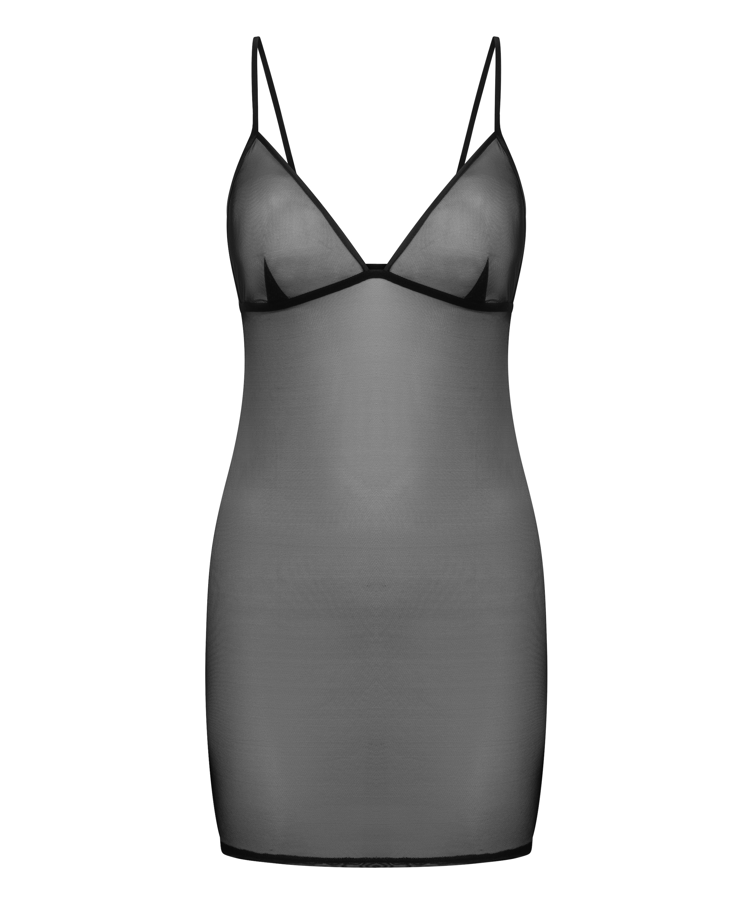 Hunkemöller Hálóköntös - fekete: elől