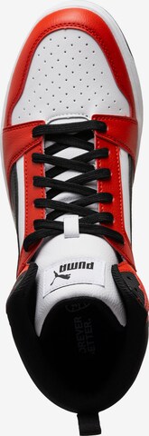 PUMA - Sapatilhas altas 'Rebound V6' em vermelho