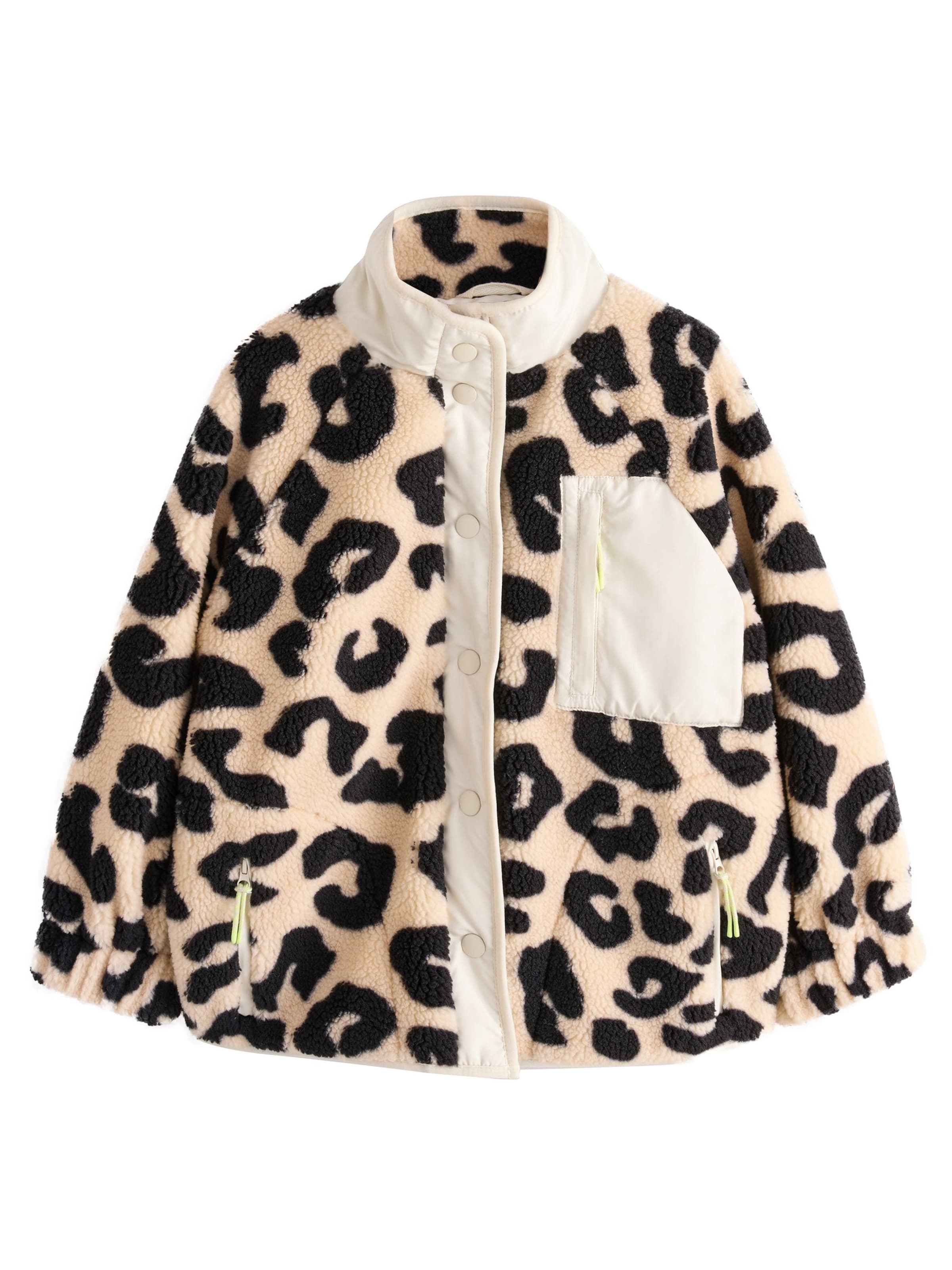 Next - Casaco de velo em mistura de cores: frente