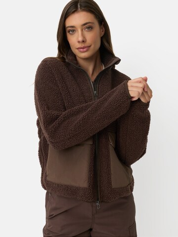 CAMEL ACTIVE Teddy Jacke mit Innentasche in Braun