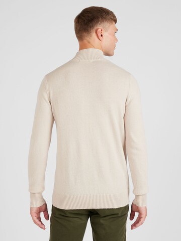 SELECTED HOMME Sweater 'NEW COBAN' in Beige