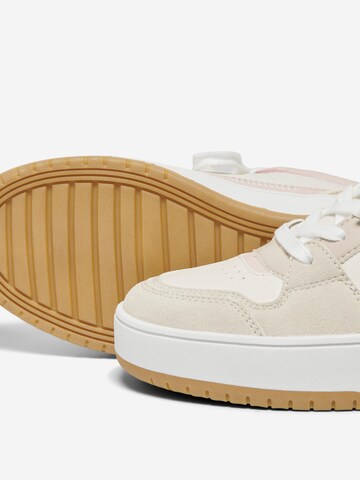 ONLY Sneakers hoog 'Saphire' in Beige