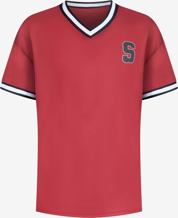 T-shirt ' Triple Thrive ' Smilodox en rouge : devant