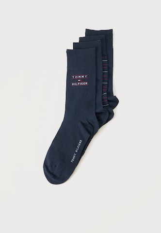 Tommy Hilfiger Underwear Ponožky – modrá: přední strana