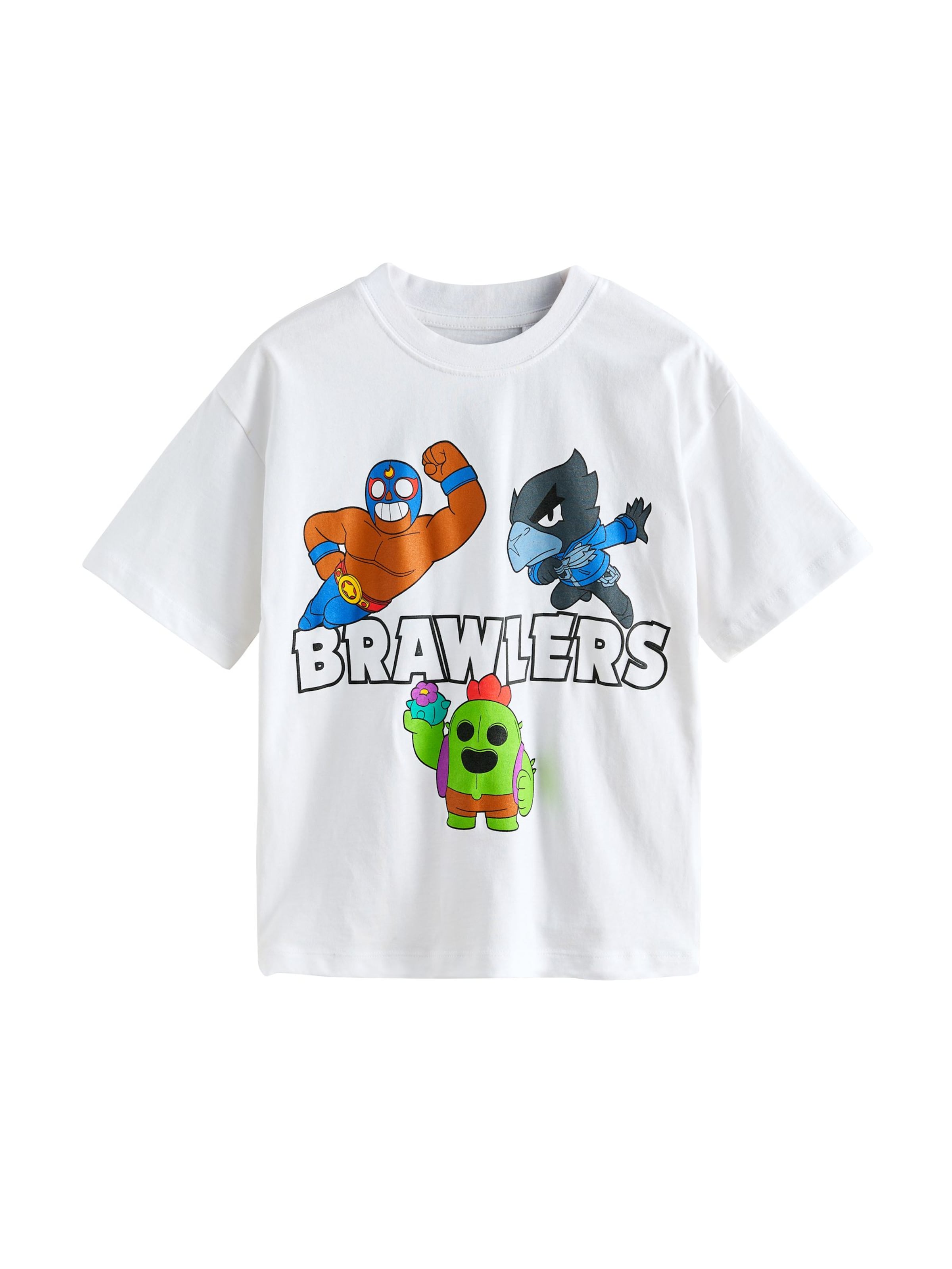 balta Next Marškinėliai 'Brawl Stars': priekis