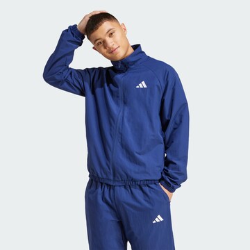 ADIDAS SPORTSWEAR Спортивная куртка 'Essential' в Синий: спереди