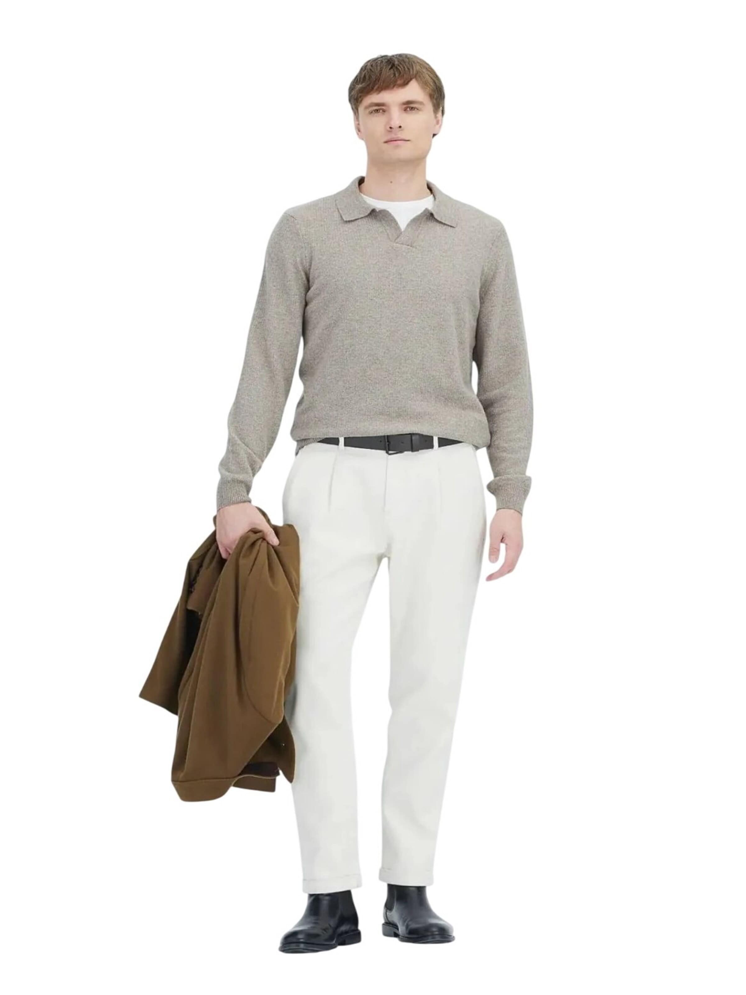 Ramsey Knit Cardigan in Grey