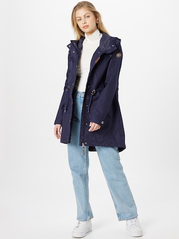 Ragwear Between-Seasons Parka 'Canny' in Blue