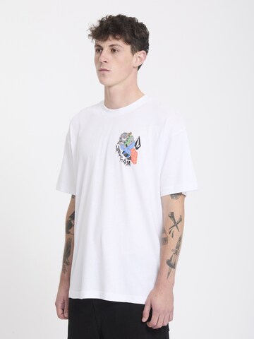 Volcom T-Shirt 'Sk8 Break' in Weiß