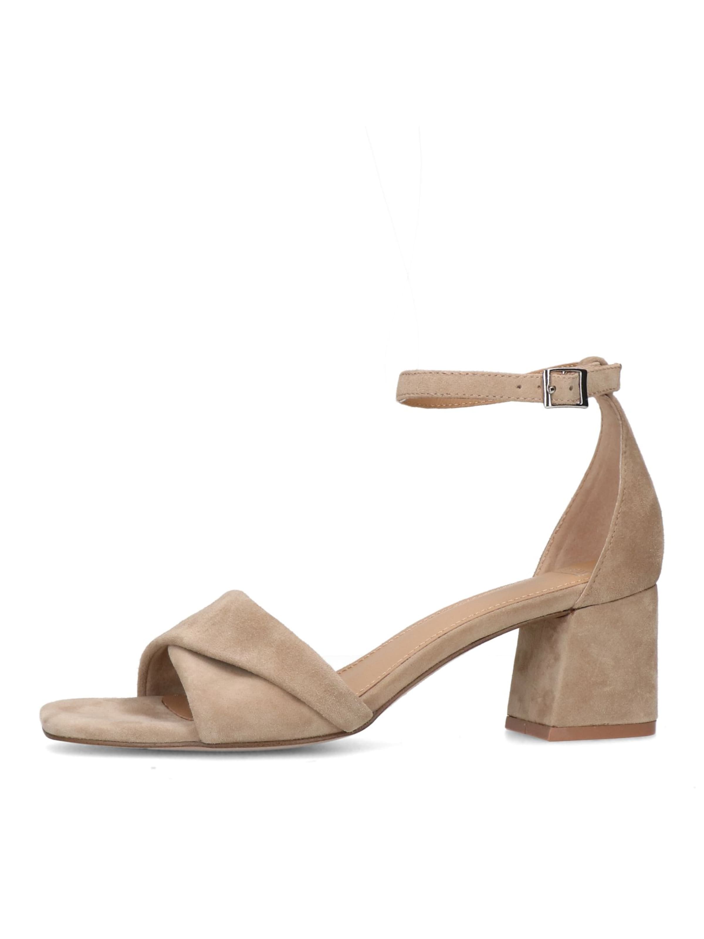 MANFIELD Sandals in Beige: front