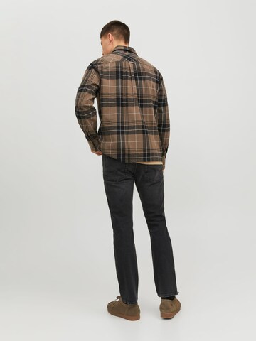JACK & JONES Baggy Jeans 'Mike' in Zwart