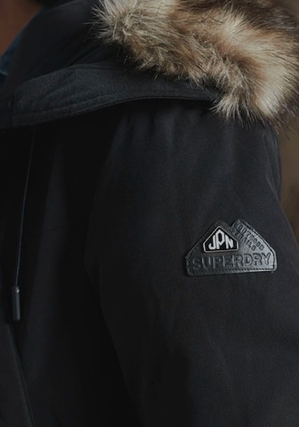 Parka d’hiver Superdry en noir