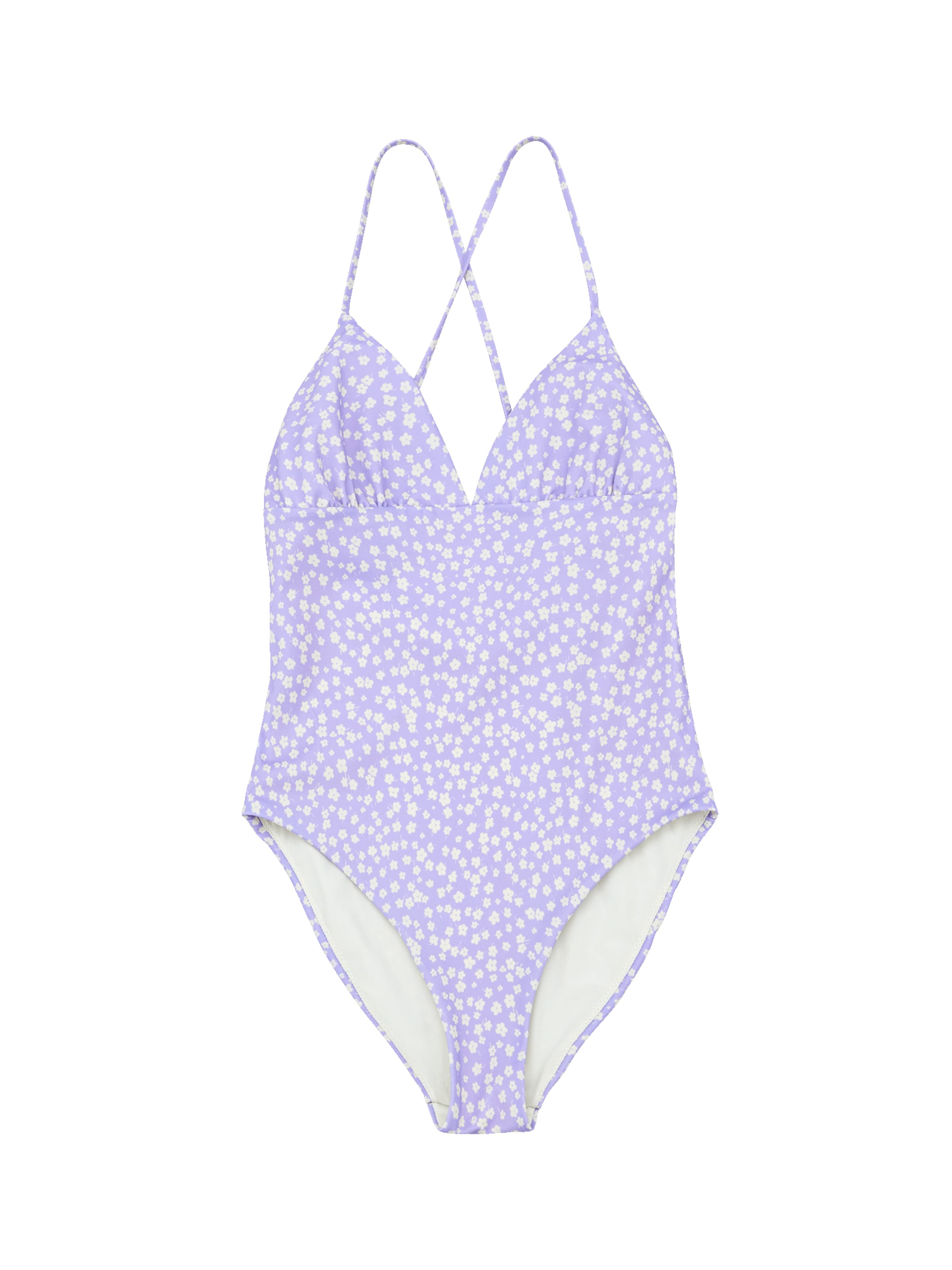 EDITED Swimsuit 'Ona' in Purple: front