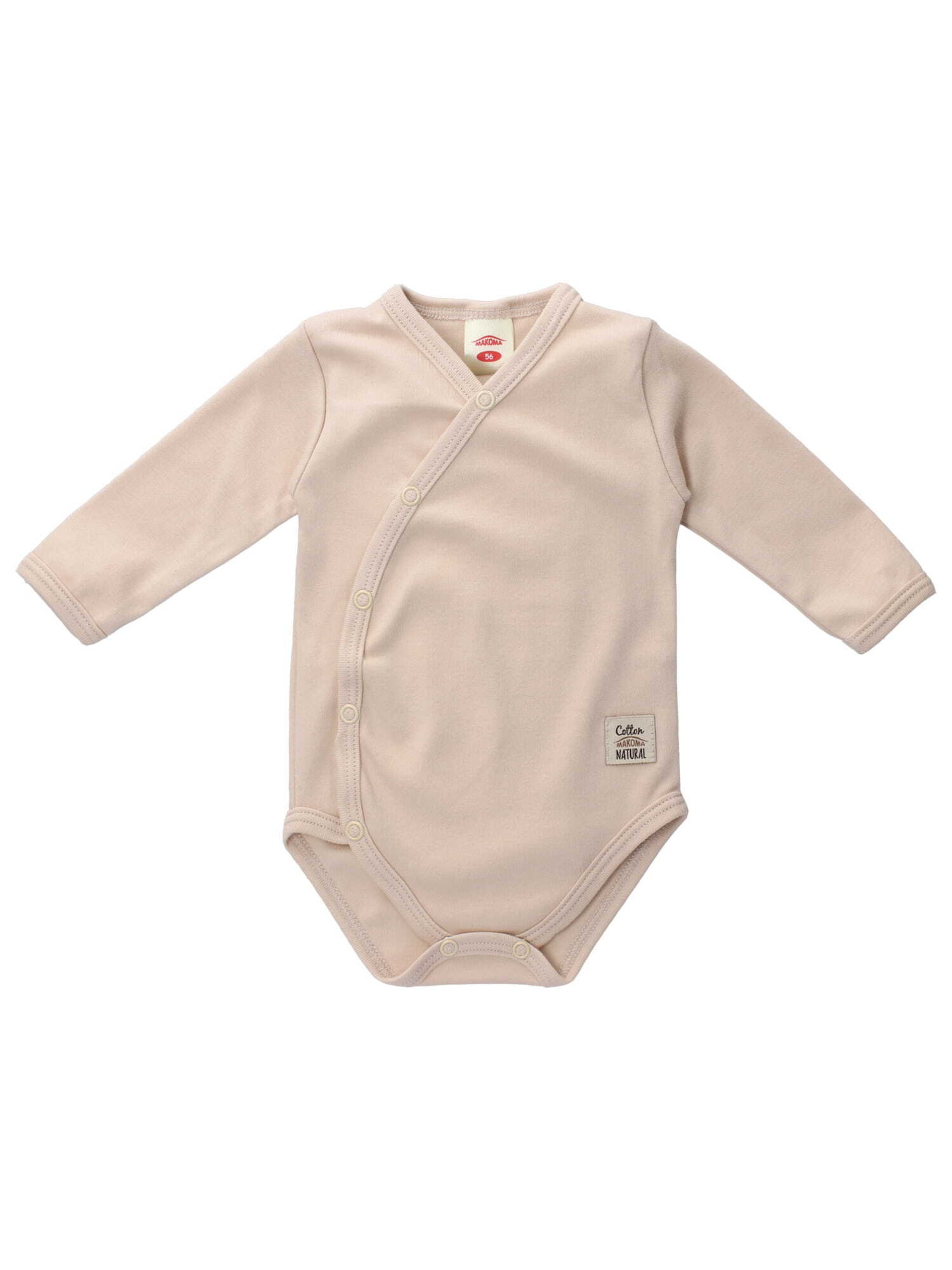 Makoma Rompertje/body in Beige: voorkant