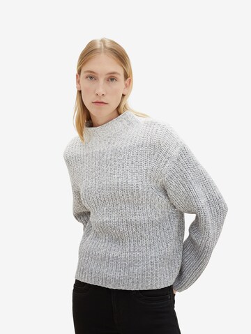 TOM TAILOR Sweater in Grey