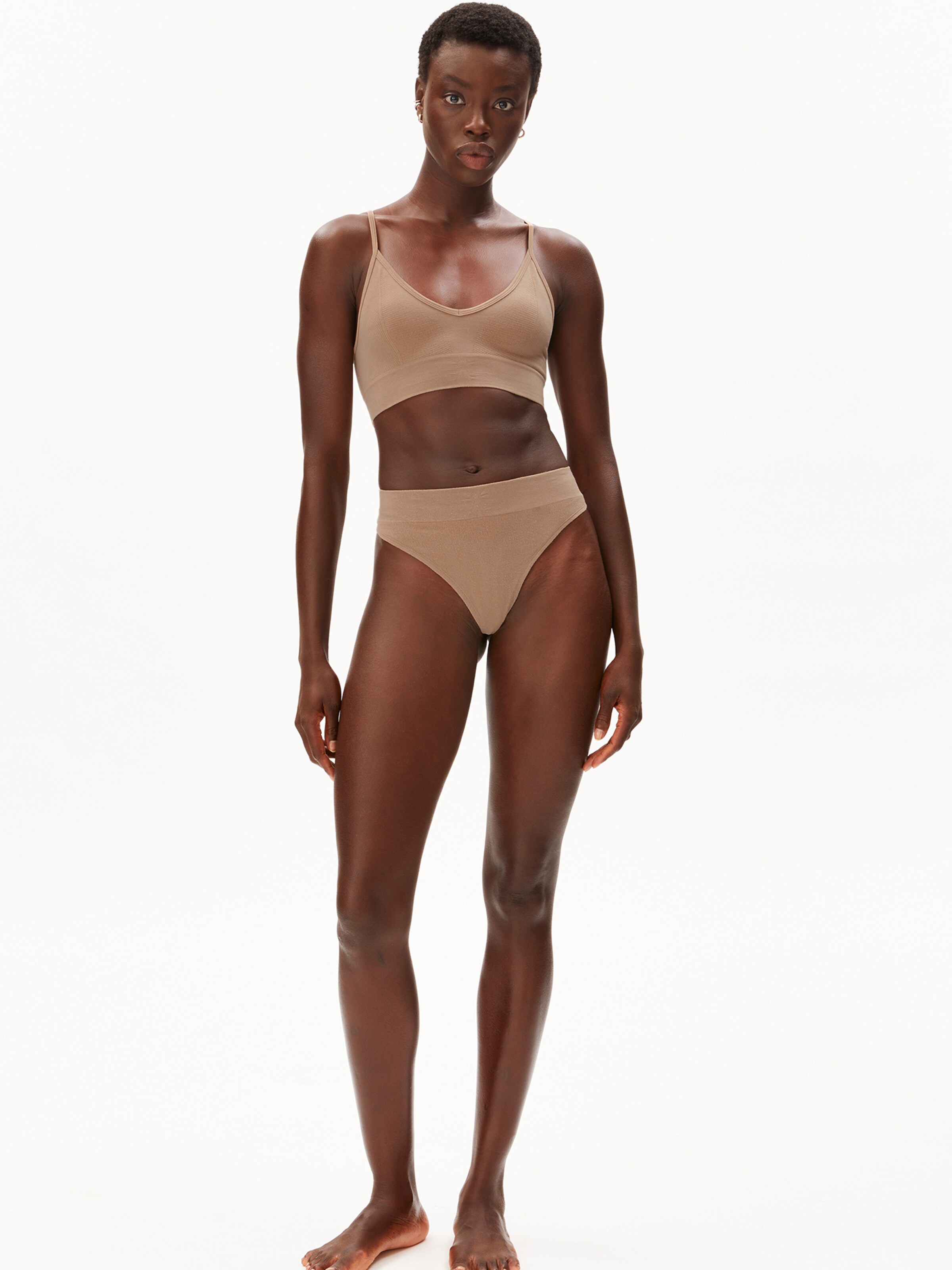 ARMEDANGELS Bustier BRALAA SEAMAALA in Beige: Vorderseite