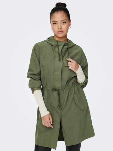 JDY Between-Seasons Parka 'Polly' in Green