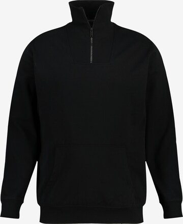 Sweat-shirt JP1880 en noir : devant