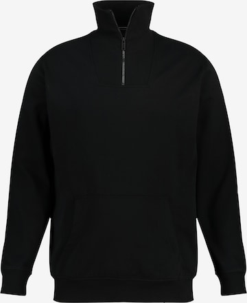 Sweat-shirt JP1880 en noir : devant