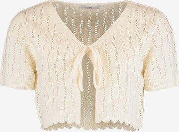 Hailys Knit cardigan 'Salma' in Beige: front