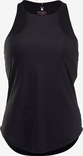 Sportiniai marškinėliai be rankovių iš Spyder, spalva – juoda, Prekių apžvalga