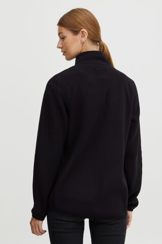 Oxmo Fleece jas 'Nymfe' in Zwart