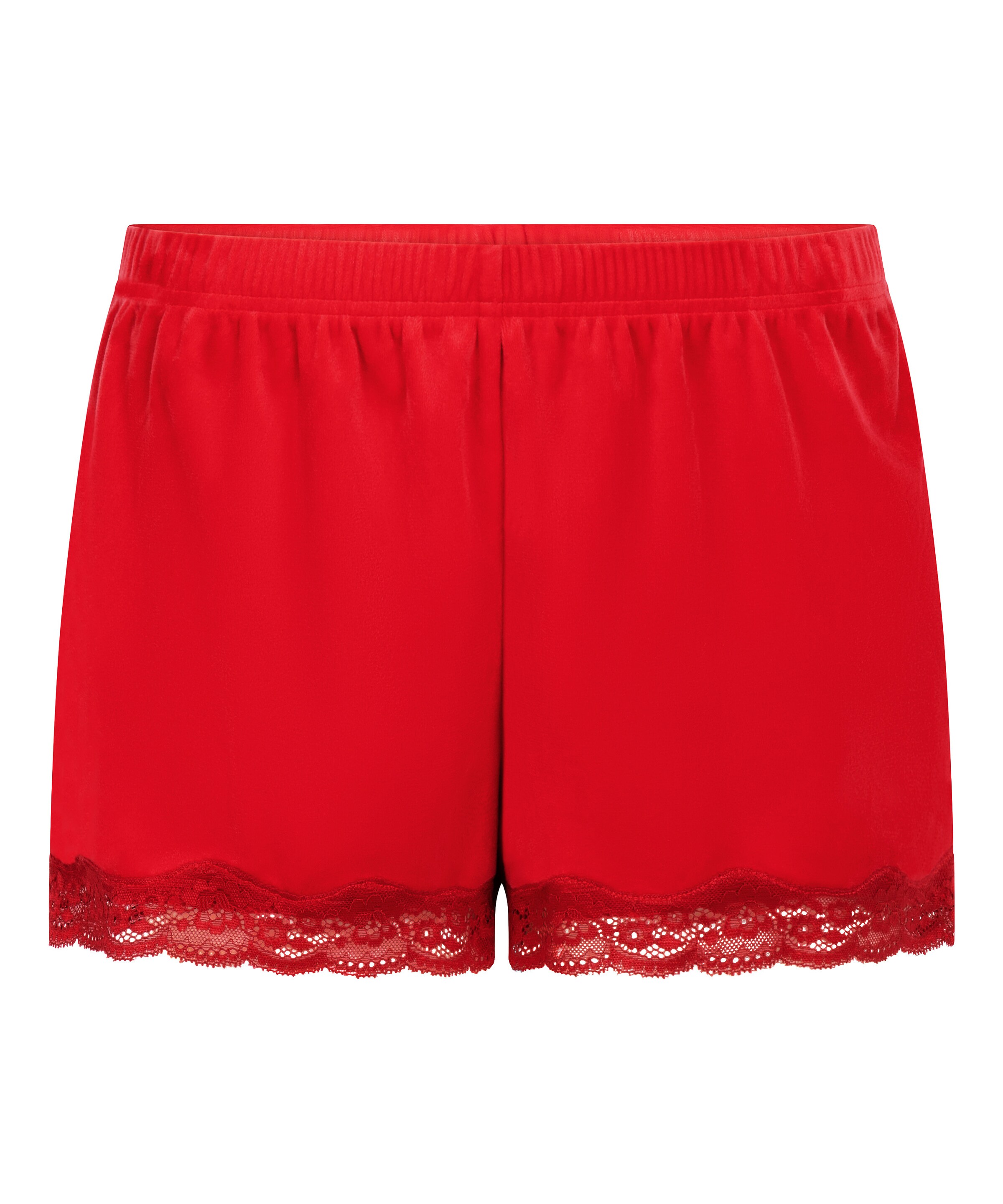 Hunkemöller Pyjamabroek 'Lace' in Rood: voorkant