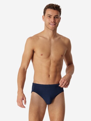 SCHIESSER Slip 'Cotton Casual Organic Cotton' in Blue