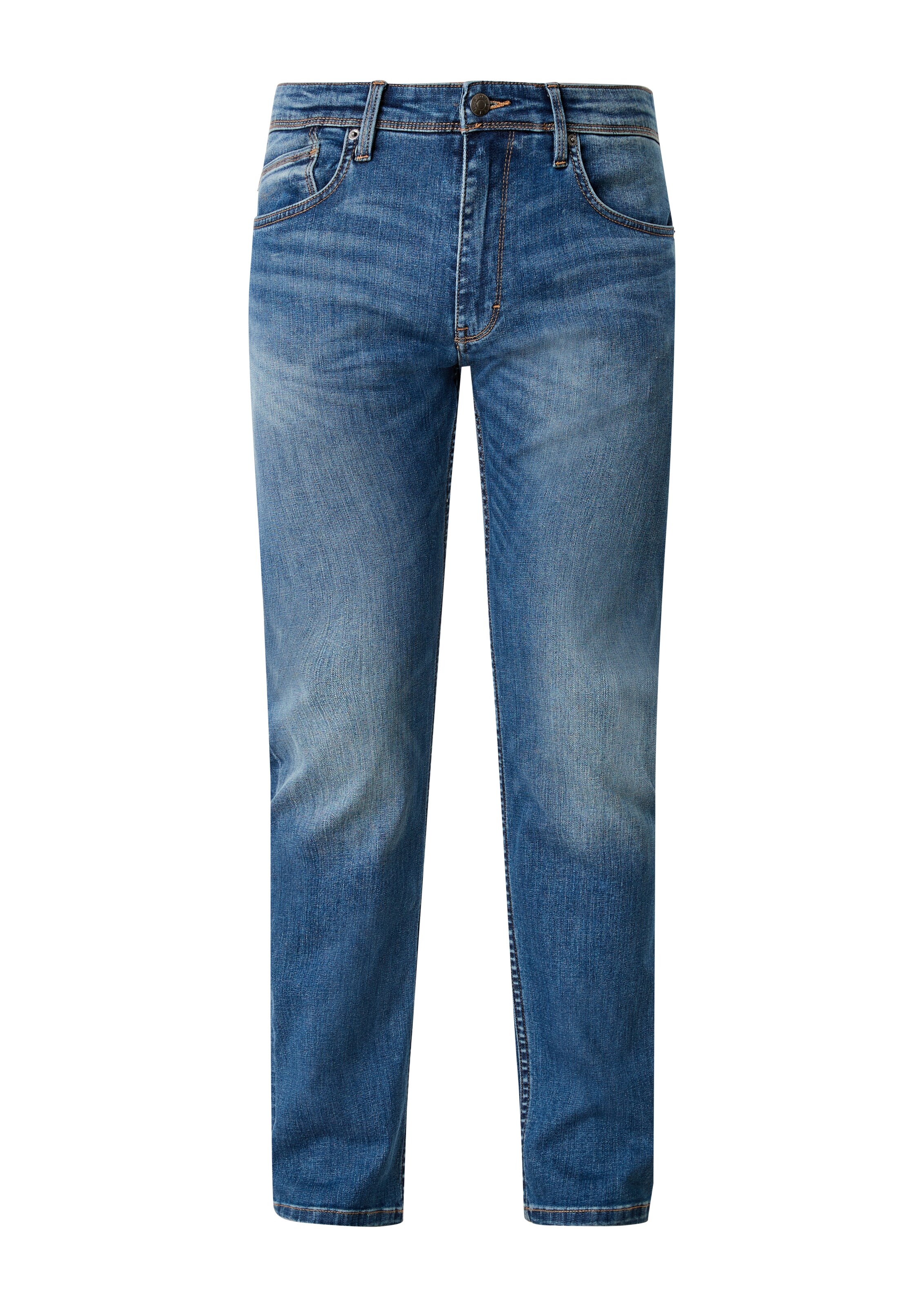 s.Oliver Slimfit Jeans 'Keith' in Blauw: voorkant