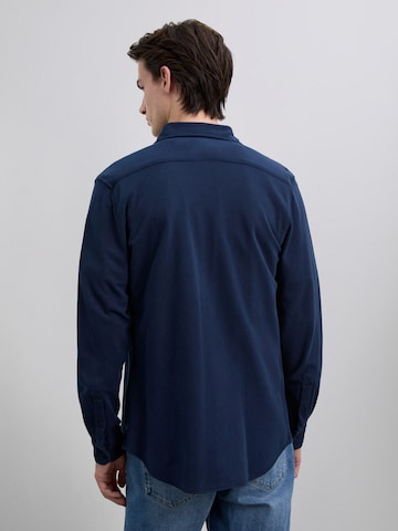 Scalpers Comfort Fit Košeľa - Modrá