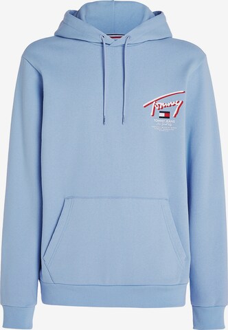 Sweat-shirt Tommy Jeans en bleu : devant