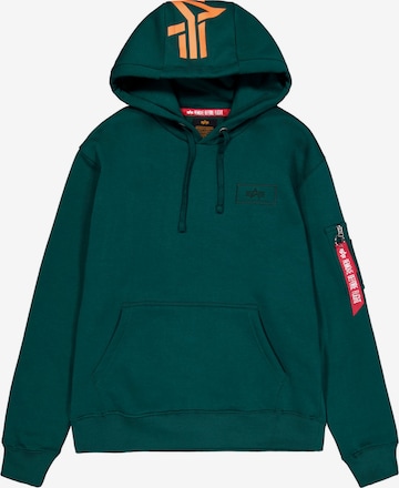 ALPHA INDUSTRIES - Sweatshirt em verde: frente