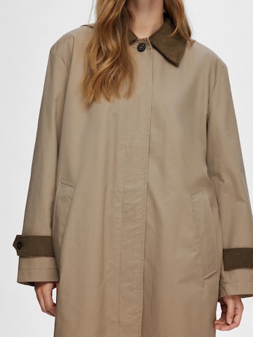 SELECTED FEMME Between-Seasons Coat 'FASYA' in Beige