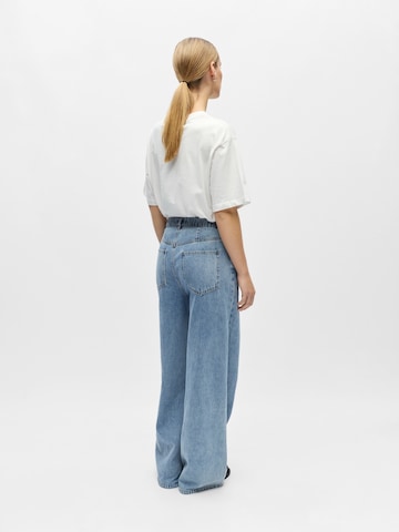 OBJECT Wide leg Jeans 'OBJLuca' in Blue