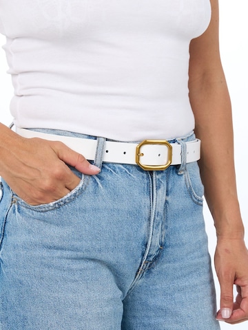 jolar Gürtel 'ELEGENT GOLD'‌‌ in Weiß