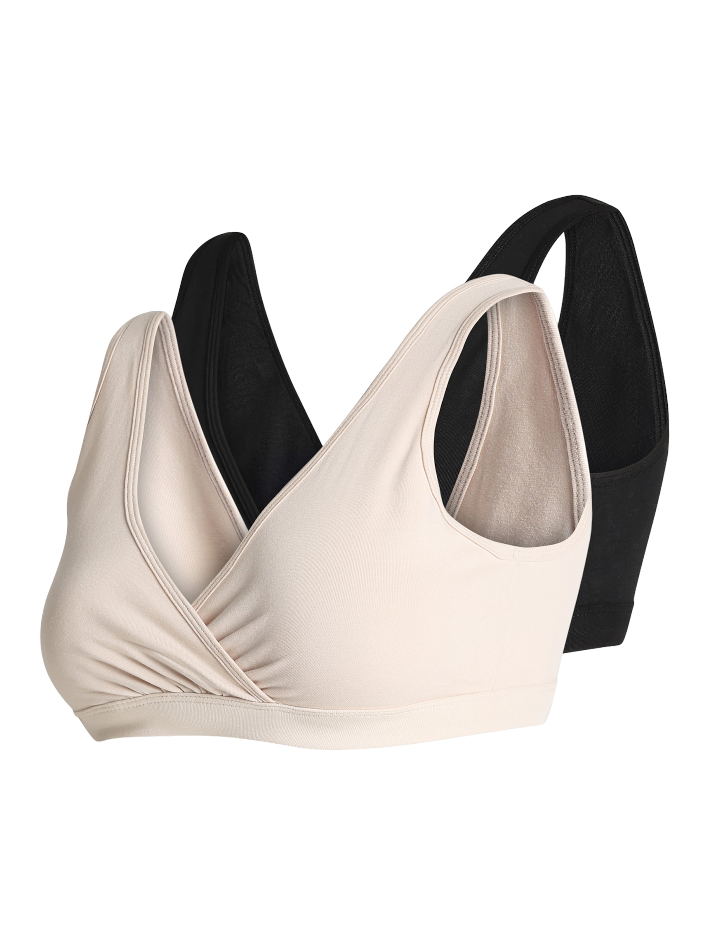 Lindex Maternity Kojící podprsenka – béžová: přední strana