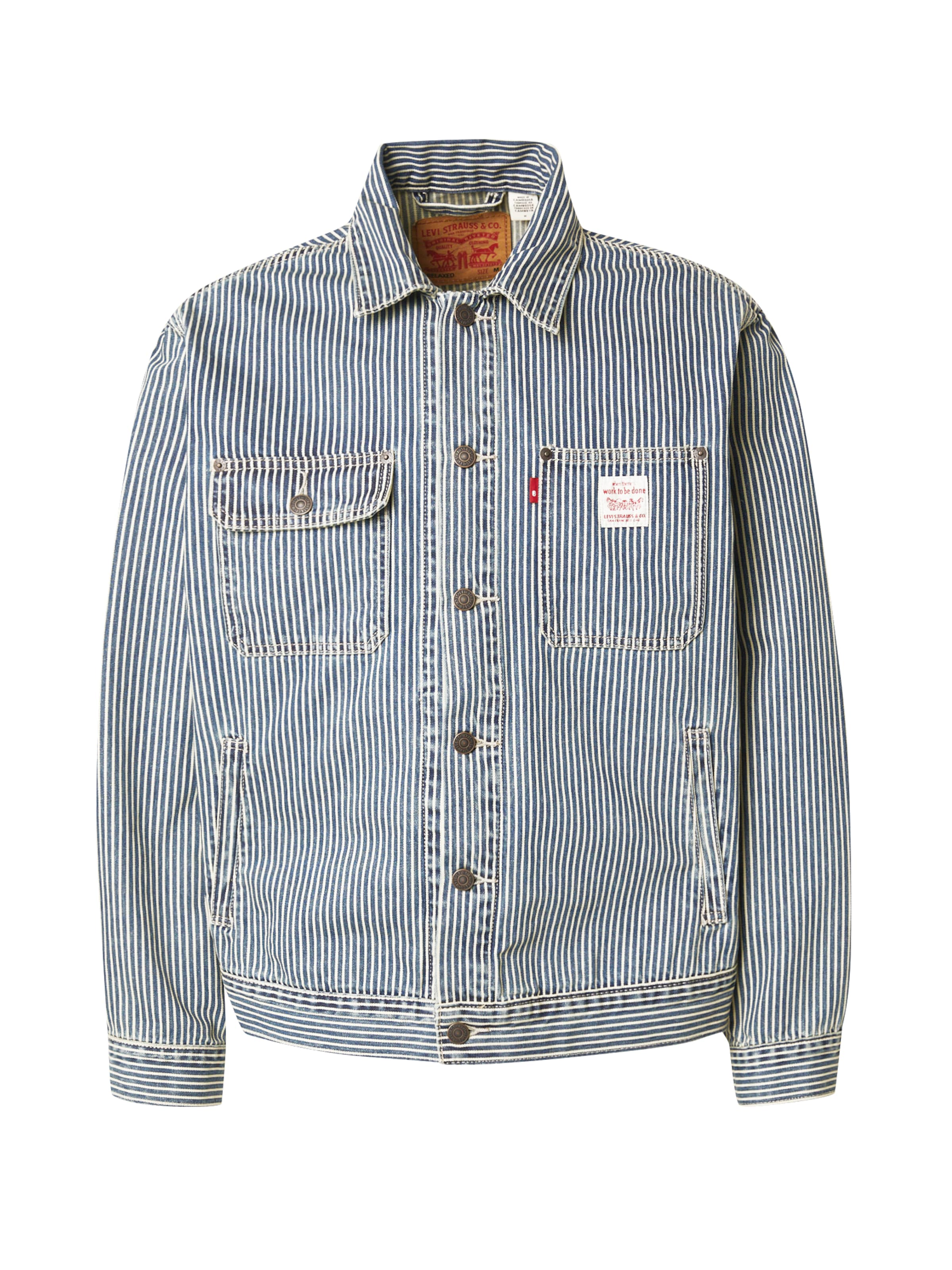 LEVI'S ® Övergångsjacka 'Sunrise Trucker Jacket' i blå: framsida