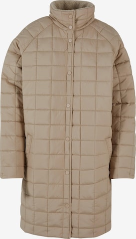 Urban Classics Winter Coat in Beige: front