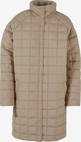 Urban Classics Wintermantel in Beige: voorkant