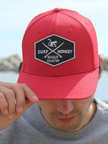 Surf Monkey - Gorra deportiva en rojo