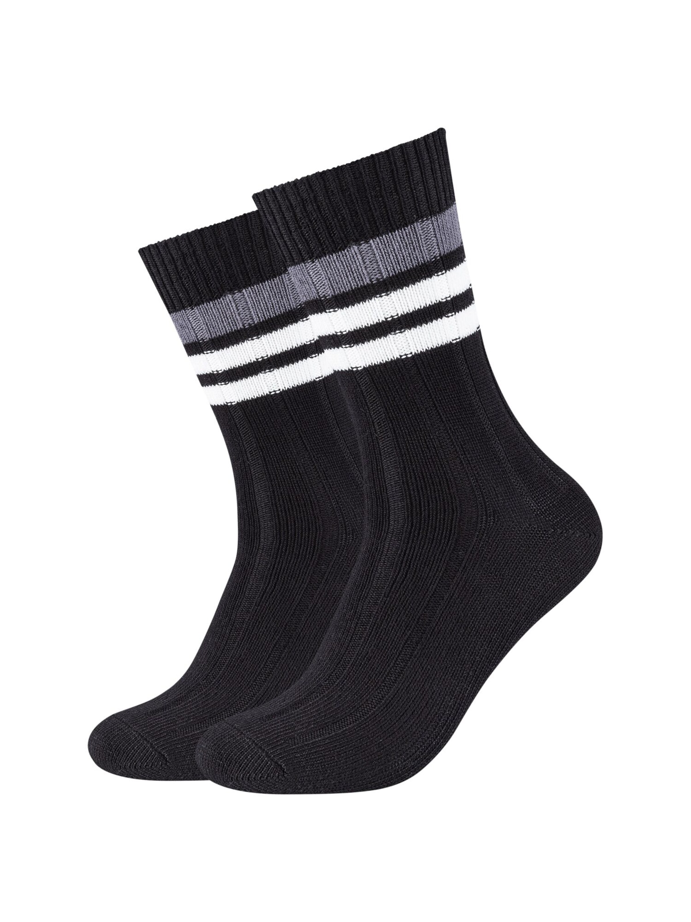 camano Sokken in Zwart: voorkant