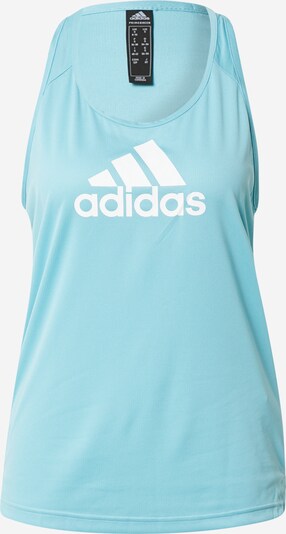 ADIDAS PERFORMANCE Športni top | svetlo modra / bela barva, Prikaz izdelka