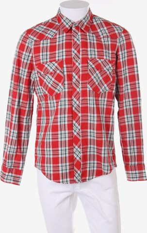 H&M Button Up Shirt in M in Red: front