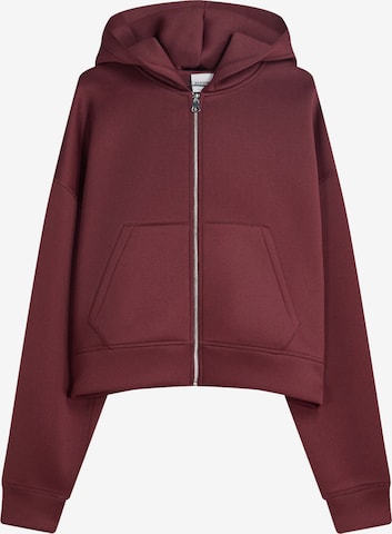 Bershka Collegetakki värissä punainen: etupuoli