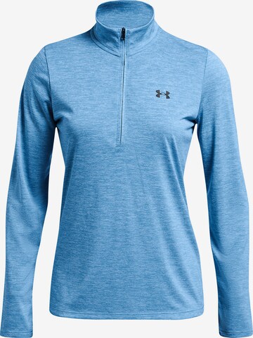 UNDER ARMOUR Athletic Sweater 'Tech Twist' in Blue: front